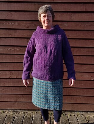 ISOBEL, lady jumper in Shetland wool