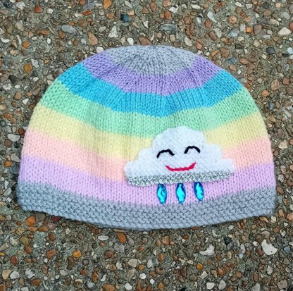 EVERY CLOUD Rainbow hat