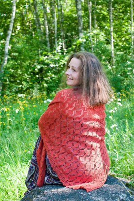 Busy Bee shawl