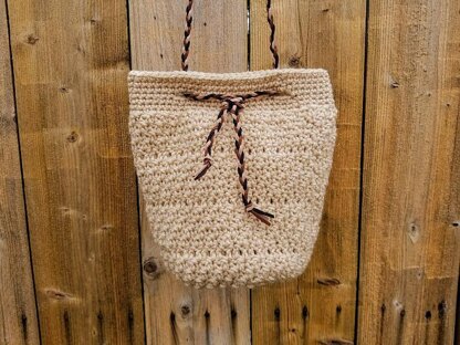 Boho Braided Bucket Bag