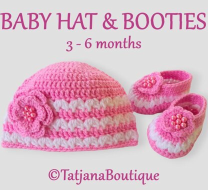 Baby Hat and Booties