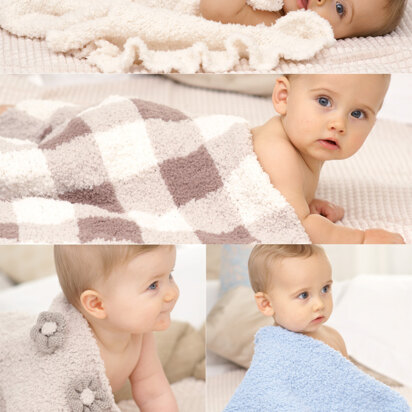 Blankets in Sirdar Snuggly Snowflake Chunky and Snuggly DK - 1771 - Downloadable PDF