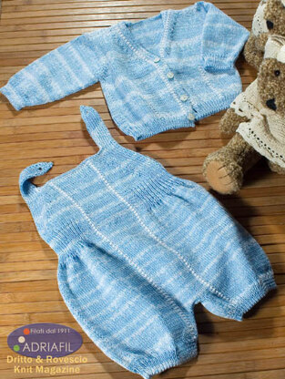 St. Thomas Baby Set in Adriafil Biglia & Uno a Ritorto 5