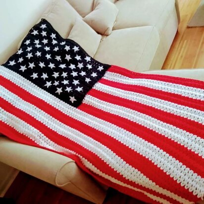 American Flag Blanket