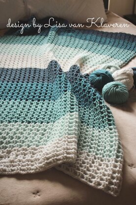 Crochet Me A River Throw