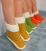 Childrens 2 Colour Super Chunky Slipper Boots