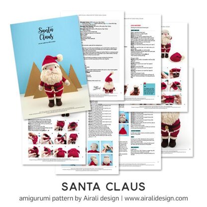 Santa Claus amigurumi doll