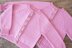 Pink Raglan  Baby Cardigan