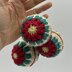 Poinsettia Bauble with Videos (British Crochet Terms)