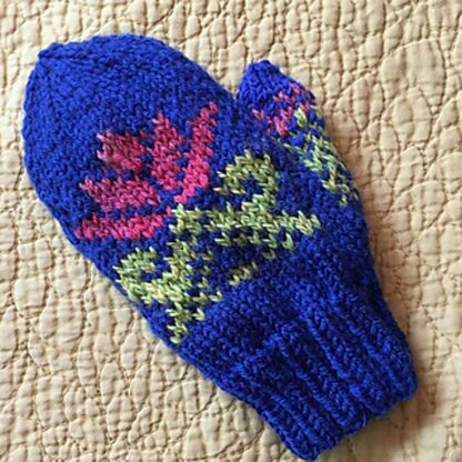 Water Lily Mittens