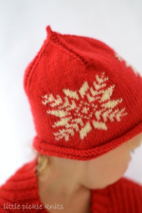 Snowflake  Beanie Christmas hat