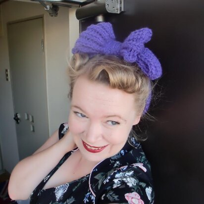 Nora vintage-style turban - knitting pattern