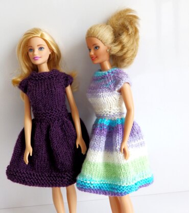 Purple Rain Barbie Dress