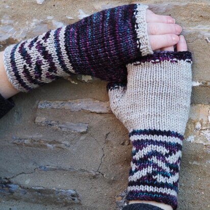 Counterpose Fingerless Mitts