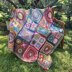 African Flowers Patchwork Blanket