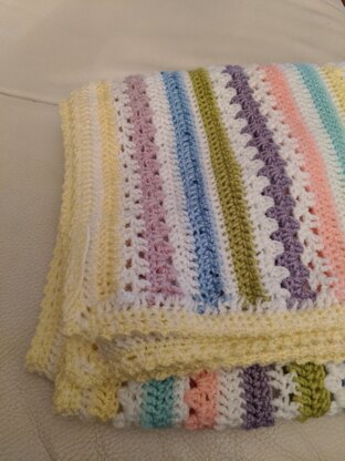 Flora's cot blanket