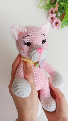 Crochet cat pattern, amigurumi cat pdf pattern