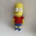 Bart Simpson PDF crochet pattern