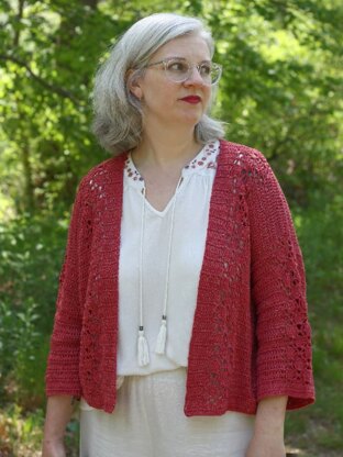 Kailua Cardigan in Berroco Chai - Downloadable PDF