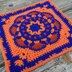 Daisy Girl Afghan Square