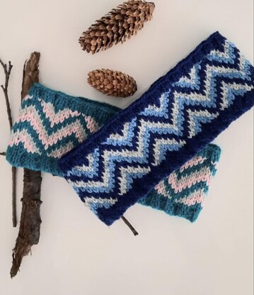 Zig Zag Matching Headbands