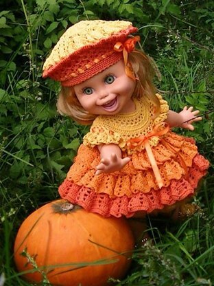 Pumpkin for Baby Face doll