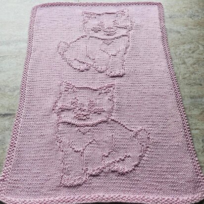 2021 Sitting Cat guest towel