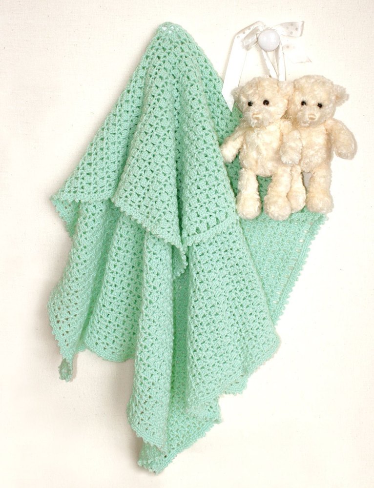Crochet Baby Blanket in Bernat Baby Sport, Knitting Patterns