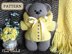 Knitting Pattern Teddy Bear Knitted Bear Knitted Toy Knitted Animals Pattern