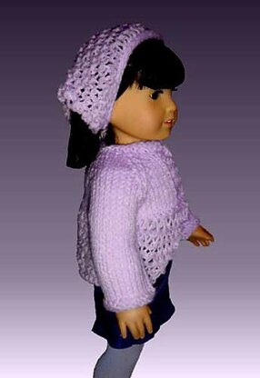 Knitting Pattern, fits American Girl and all 18 inch dolls. (Gotz) 019