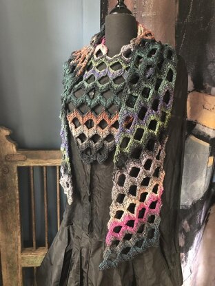 Durant Asymmetrical Shawl