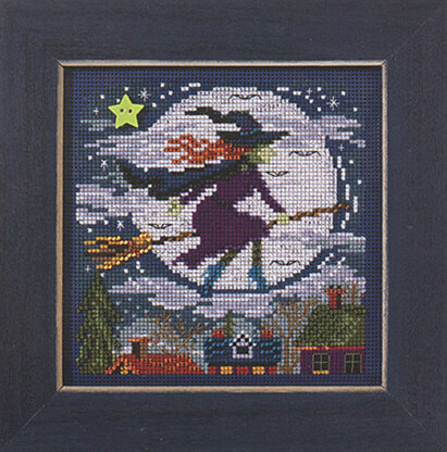 Mill Hill Witch Way Cross Stitch Kit - 12.5cm x 13.5cm