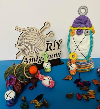 Amigurumi Decorative colorful Lantern