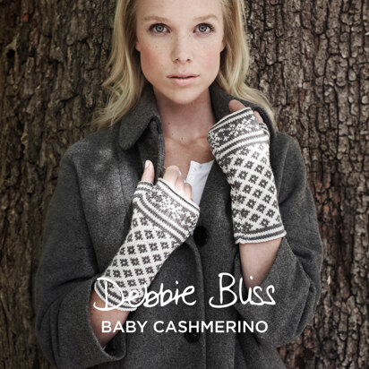 Wristwarmers - Knitting Pattern for Women in Debbie Bliss Baby Cashmerino 