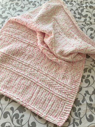 Lightweight Chunky Baby Blanket