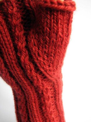 Dizzy Fingerless Mitts