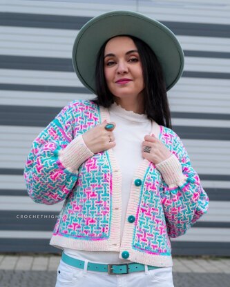 Ones and Zeroes Cardigan