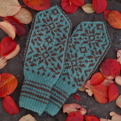 Sonnavind mittens - knitting pattern
