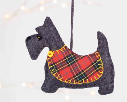 Angus the Scottie Felt Ornament