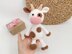 Crochet cow toy amigurumi crochet pattern