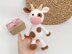 Cow toy amigurumi crochet pattern