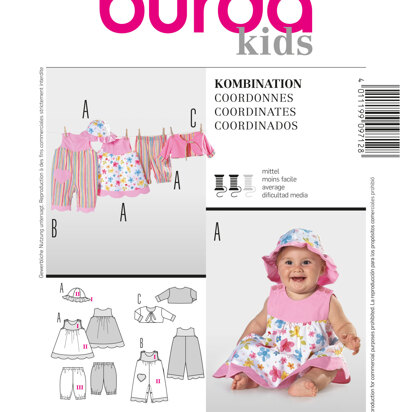 Burda B9712 Coordinates Sewing Pattern
