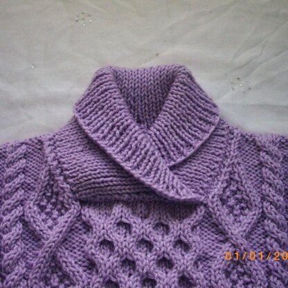 Aisling aran sweater for baby or toddler