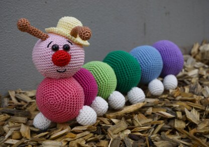 PDF Häkelanleitung Amigurumi Tausendfüßler Emma