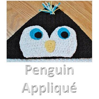 Penguin Face Applique