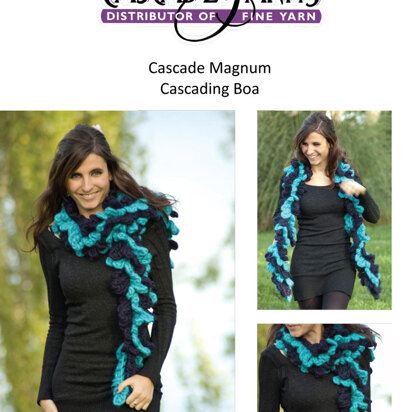 Cascade Yarns B183 Cascading Boa (Free)