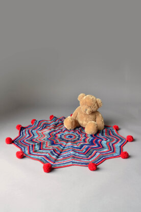 Firework Blankie in Universal Yarn Little Bird & Little Bird Colors - Downloadable PDF