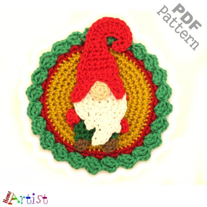 Gnome crochet Patch