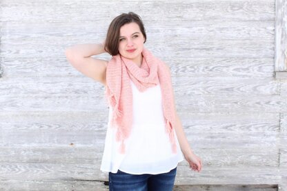 Camellia Tassel Scarf