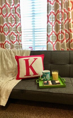 Letter K Pillow